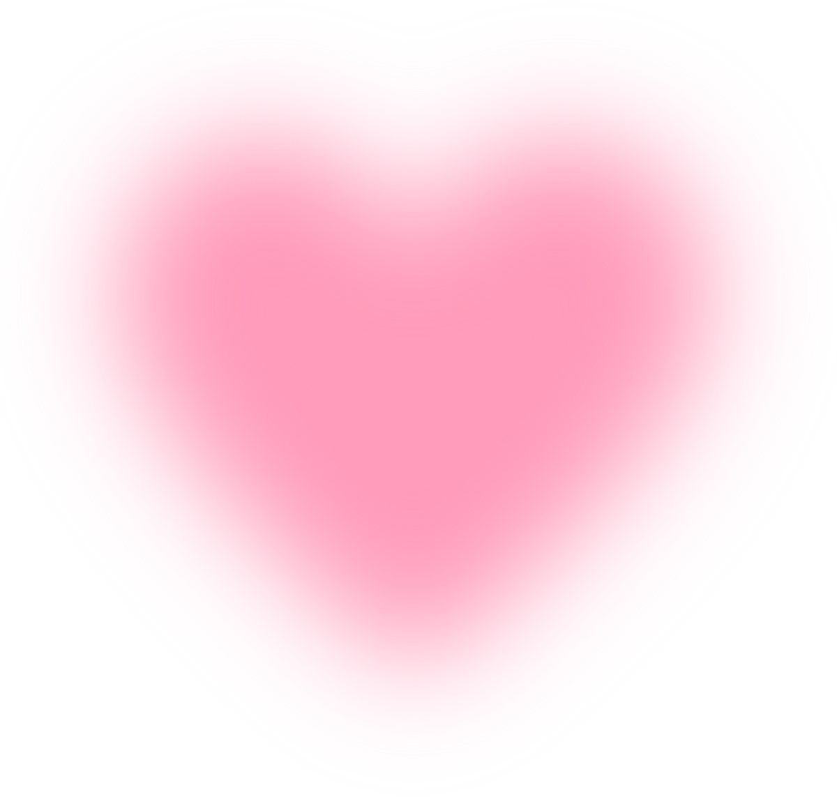 Pink Heart Gradient Blur